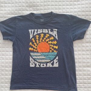 VISSLA Dark Blue Stoke T-Shirt